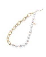 Collana Lelune Donna LELUNE GLAMOUR in Argento Perla LGNK340 - LGNK340